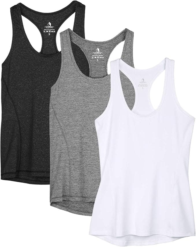 icyzone Tank Tops 3-Pack