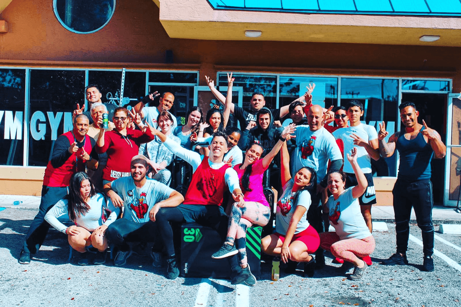 Gallo 8 Gym main floor with members training in Little Havana Miami